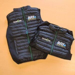Broderie personnalisee sur veste avec logo entreprise a Lyon